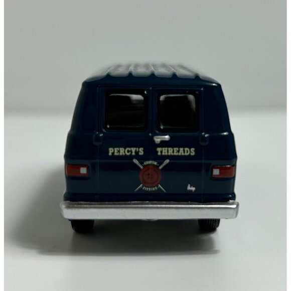 Percy’s Threads Greenlight 2011 Die Case 1977 Dodge B-100 Van Blue Green Color - Picture 7 of 7